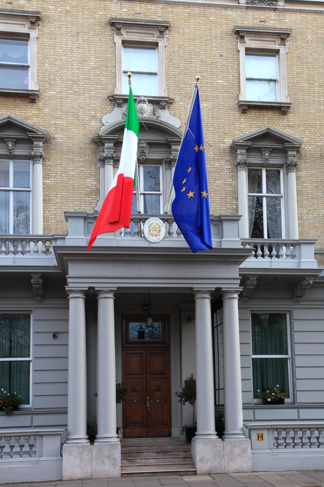 Italian Embassy Building, Grosvenor Square, Mayfair, London